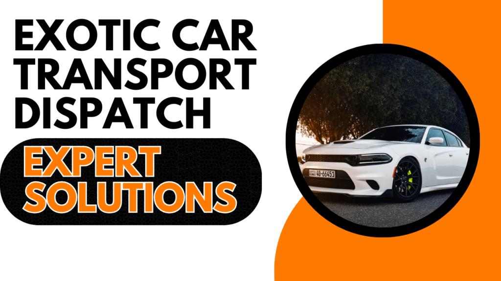 Exotic Car Transport Dispatch Expert Solutions