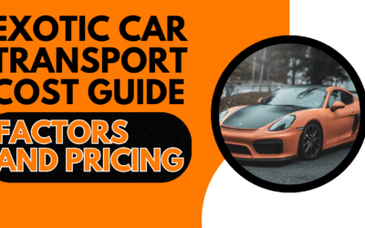 Exotic Car Transport Cost Guide Factors and Pricing