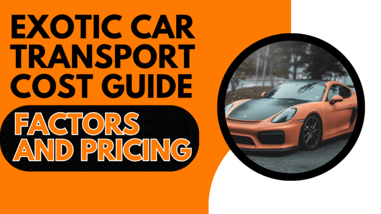 Exotic Cars Transport Fees